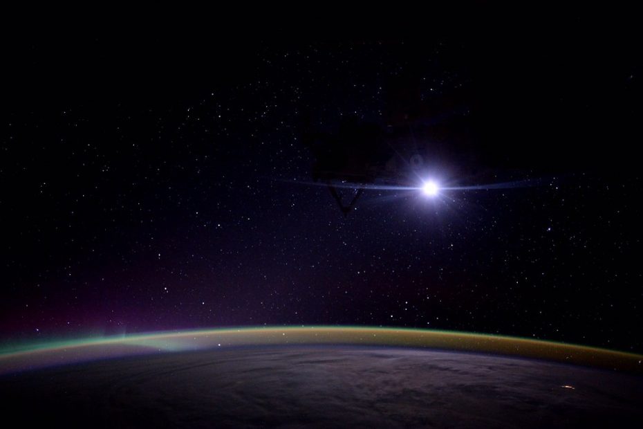 Moonrise on the International Space Station